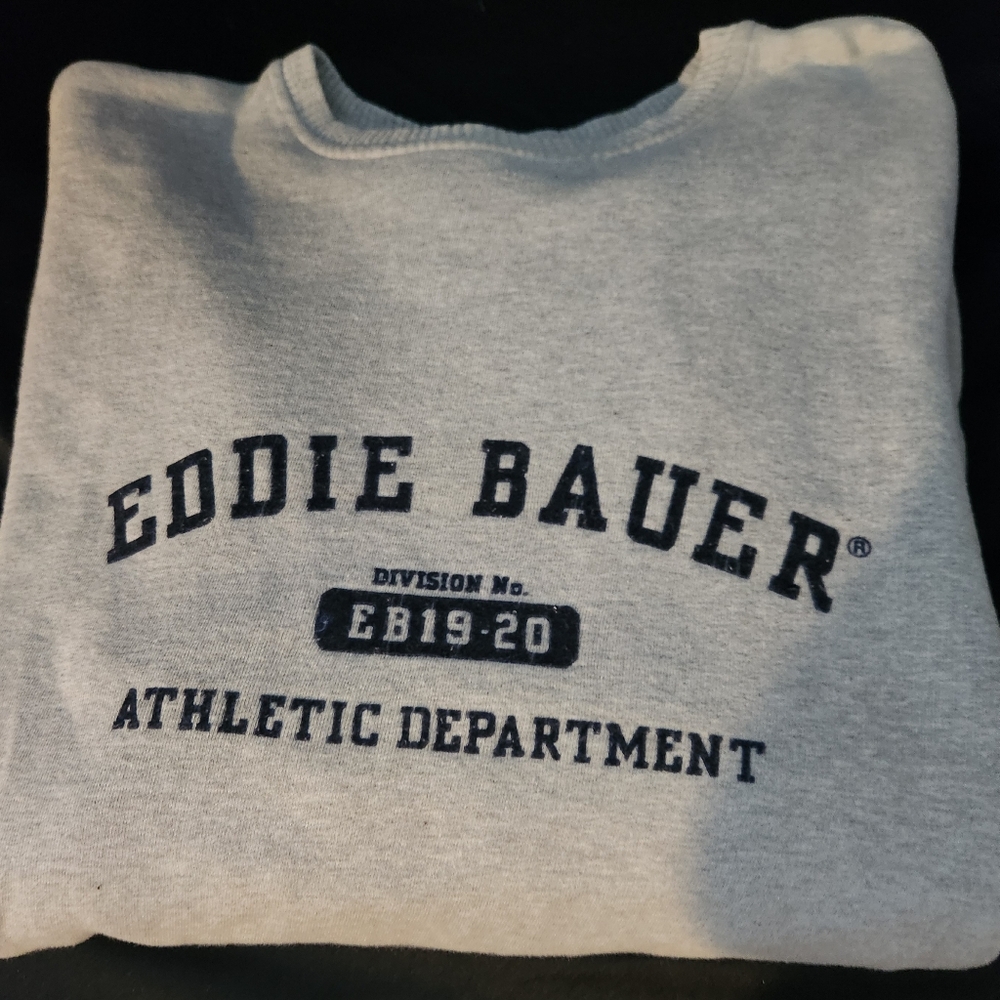 Eddie Bauer Sweatsgirt Grey class crewneck